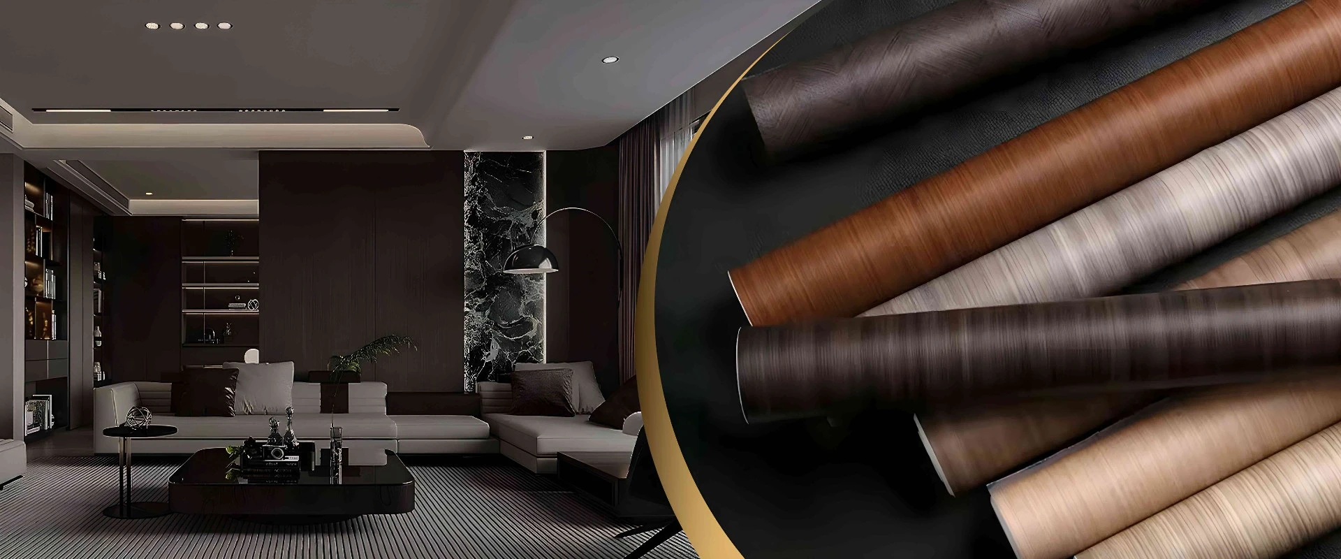 wood grain PVC film-ECO